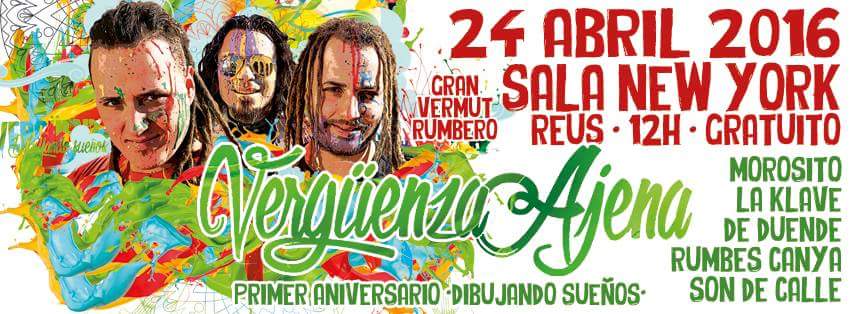 Callejer@s este 24 de abril tocamos con vergüenza ajena y muchos más en Reus ( TGNA )  sala NY os esperamos a tod@s