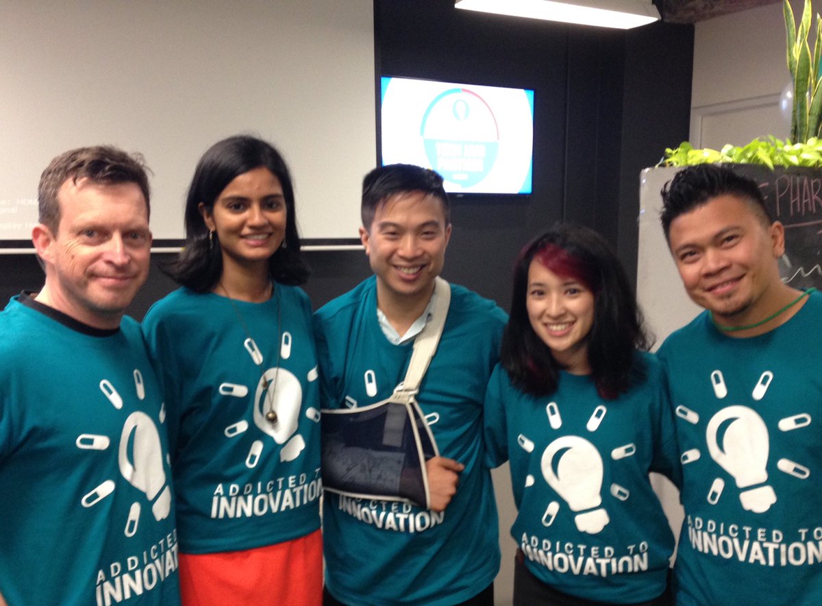 JanaMSoares's tweet photo. Great job, Team Travel Bug! 3rd place @pharmhack. Thanks to the organizers, mentors &amp; judges. #PharmHack https://t.co/k83NFp37l3