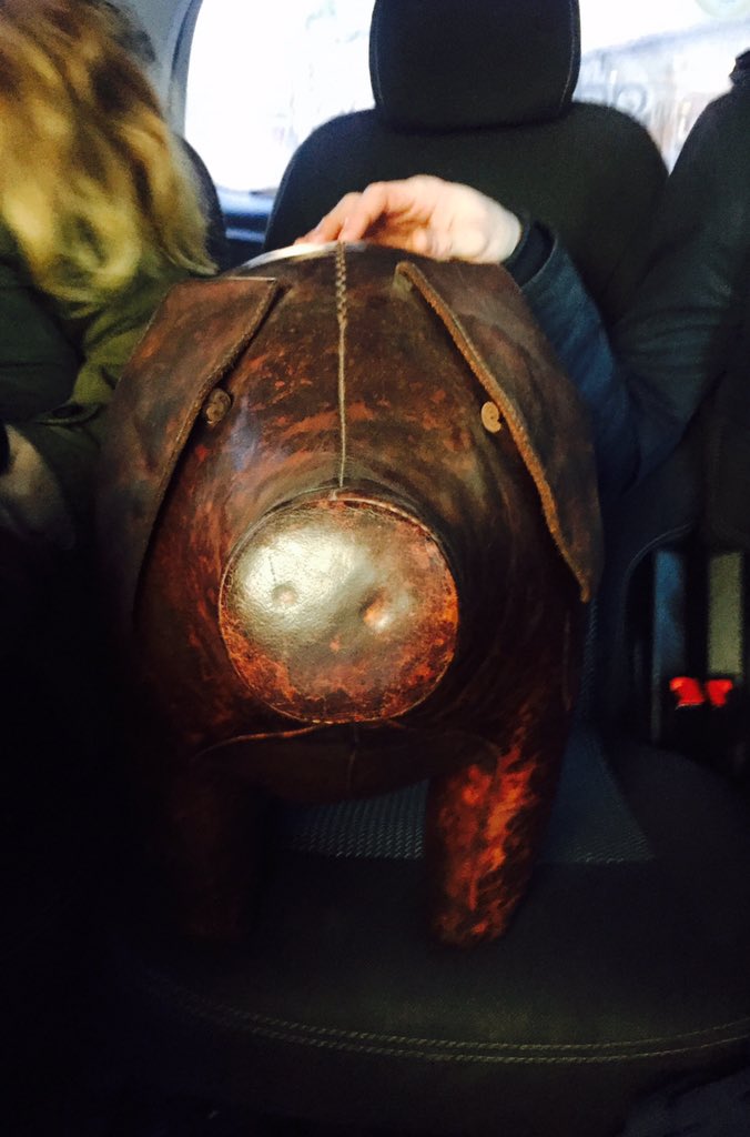 SaltYardEvents's tweet photo. Piggy is on a road trip to #realwinefair  thanks @DehesaSoho promise we will look after him! https://t.co/zWFuYWYX8Q