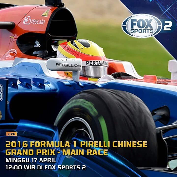 Ayo dukung Rio.
Saksikan dengan kualitas HD di Transvision. #ChineseGP #F1 #RioF1GPChina #RioHaryanto