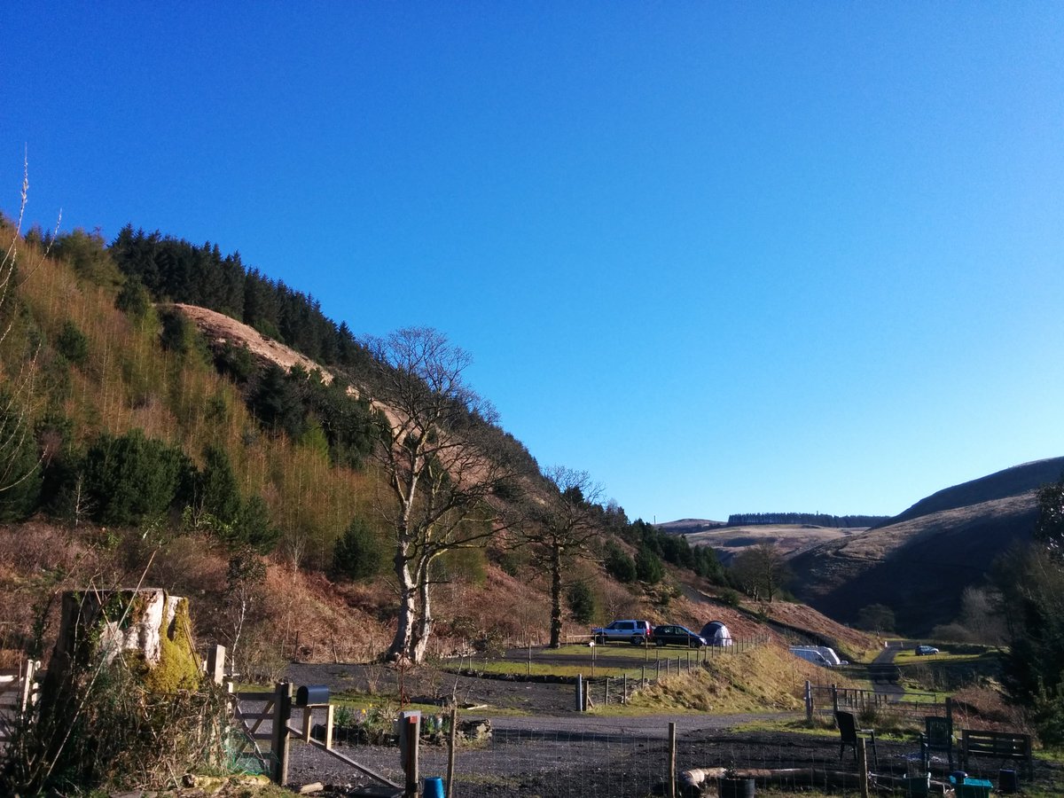 A big blue #Afan #Valley sky for our guests to wake up to :)
Every day is #epic in #Wales
#campingis
<a href="/ItsYourWales/">It's Your Wales</a>