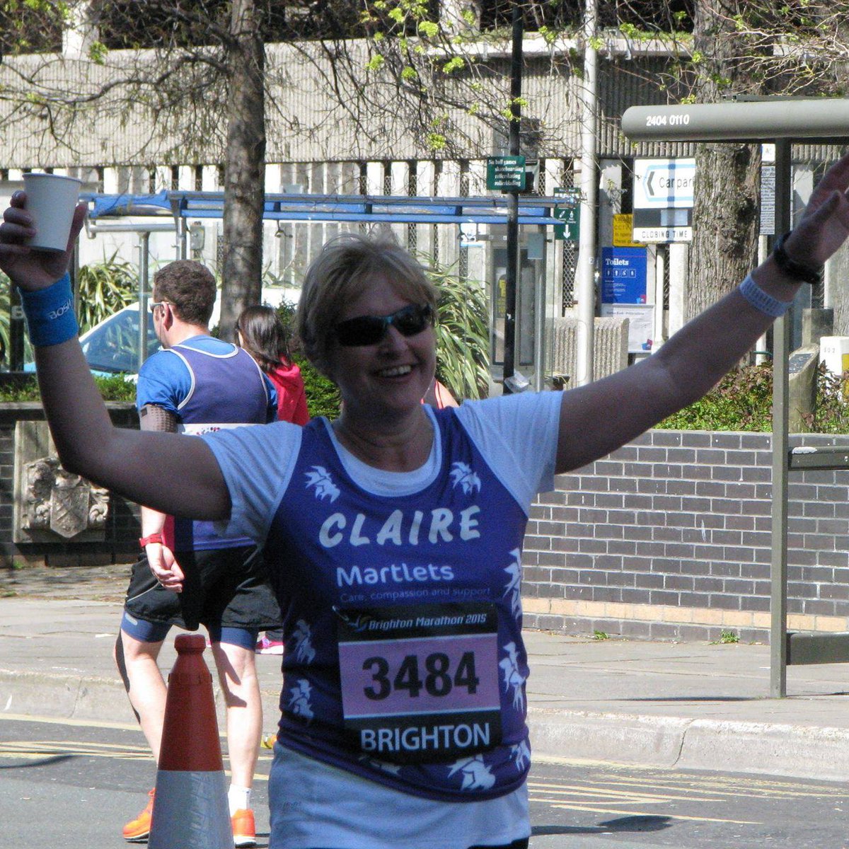 martletshospice's tweet photo. Good luck to everyone running today - if you see that #martlets purple vest give our runners an extra loud cheer! https://t.co/DIVTzAEjOy