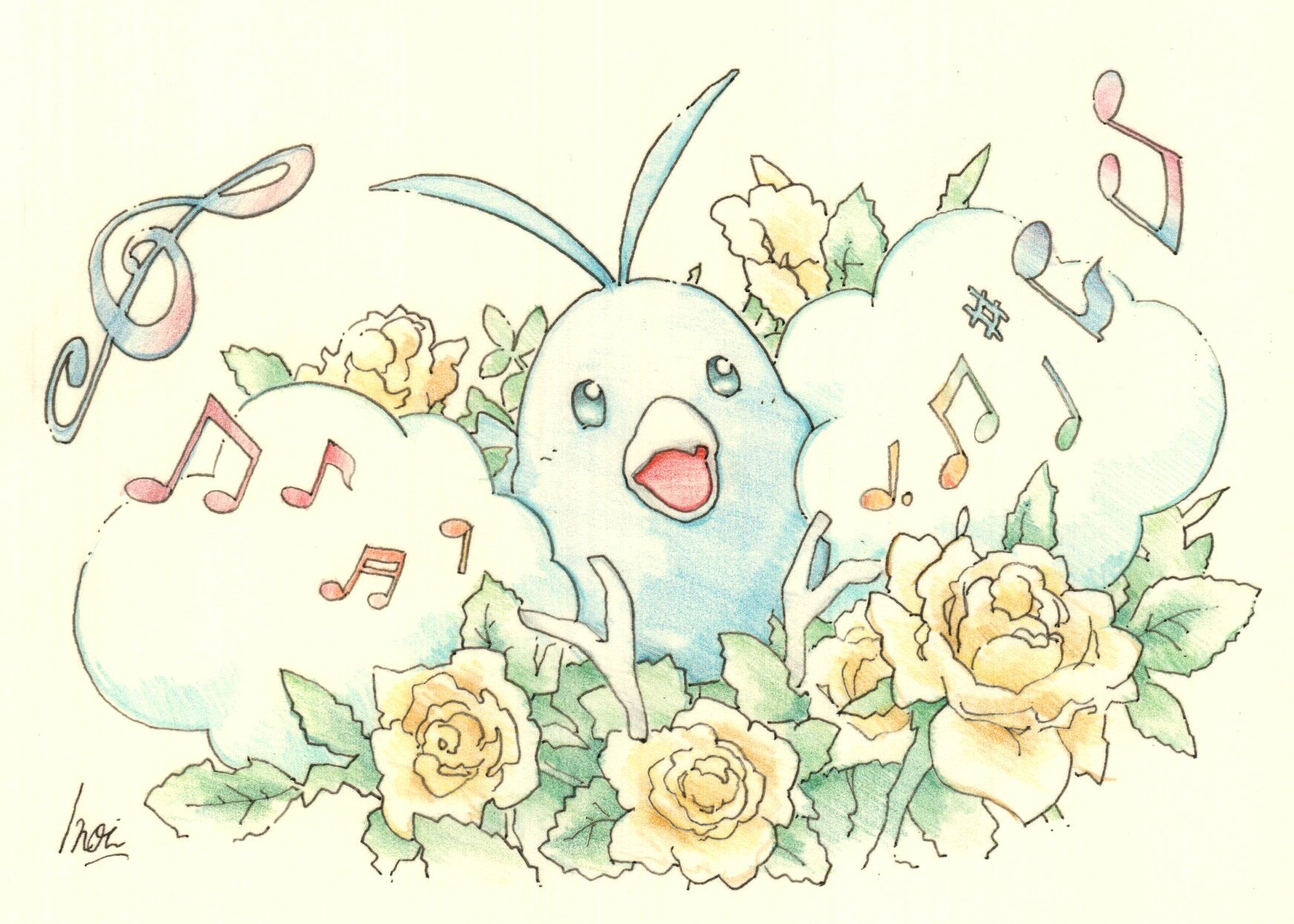 Inori 今日のポケモン図鑑 ｎｏ ３５３ チルットの うたう リトルルチアの花言葉 友情 T Co Sgmurtzehc Twitter