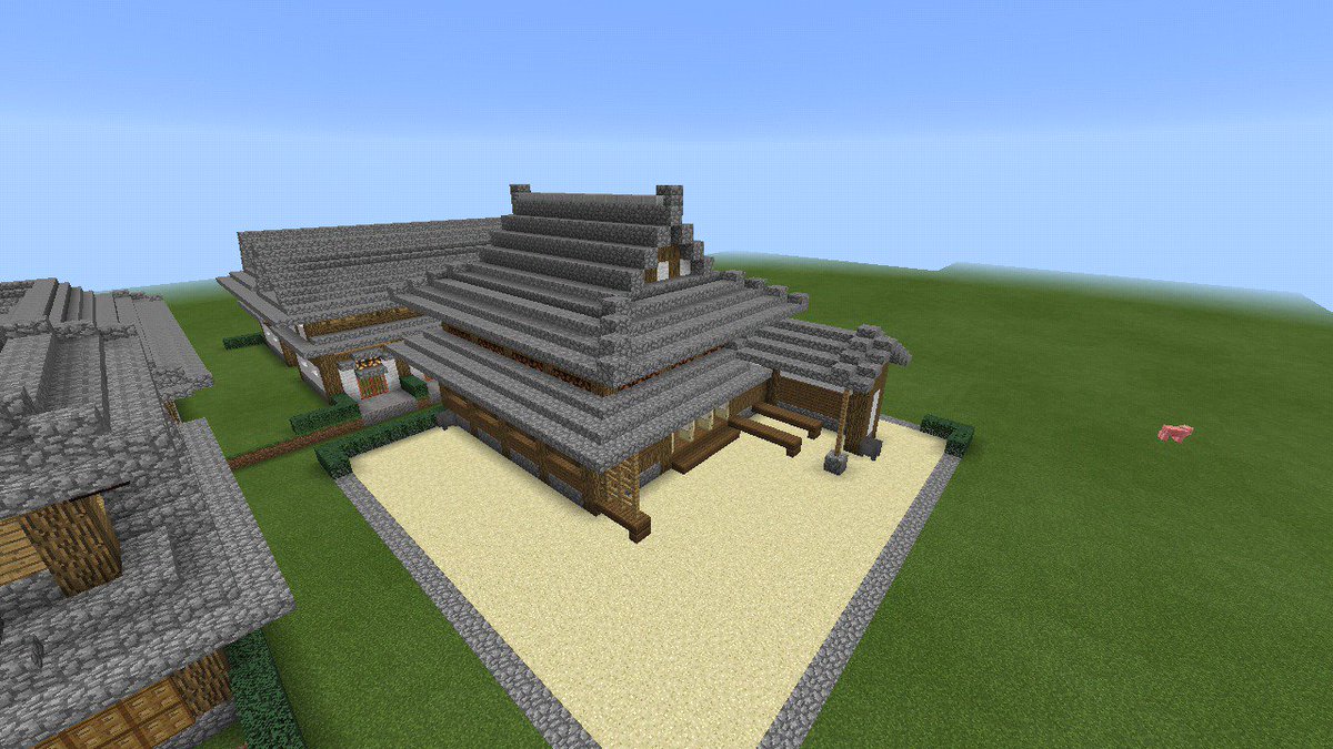 Kouter Minecraft V Tvittere 茶屋の屋根を作り直しました これで試作は完成にします 新kouter和風建築日記 の方もそろそろ公開出来ると思います マインクラフト 和風建築 Minecraft建築コミュ