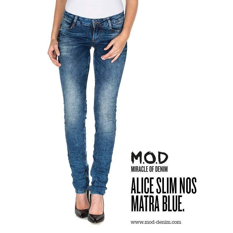 M.O.D  LADIES NOS COLLECTION:
◄ ALICE SLIM | Matra Blue ►
#denim #fashion #jeans #perfectfit #mod