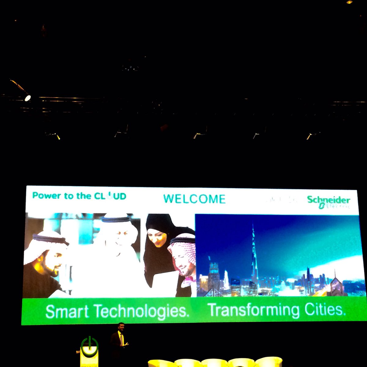 At the Power To The Cloud event in #Dubai #dwtc lots of great content and insights into #smartcities #IcT #PTTC2016
