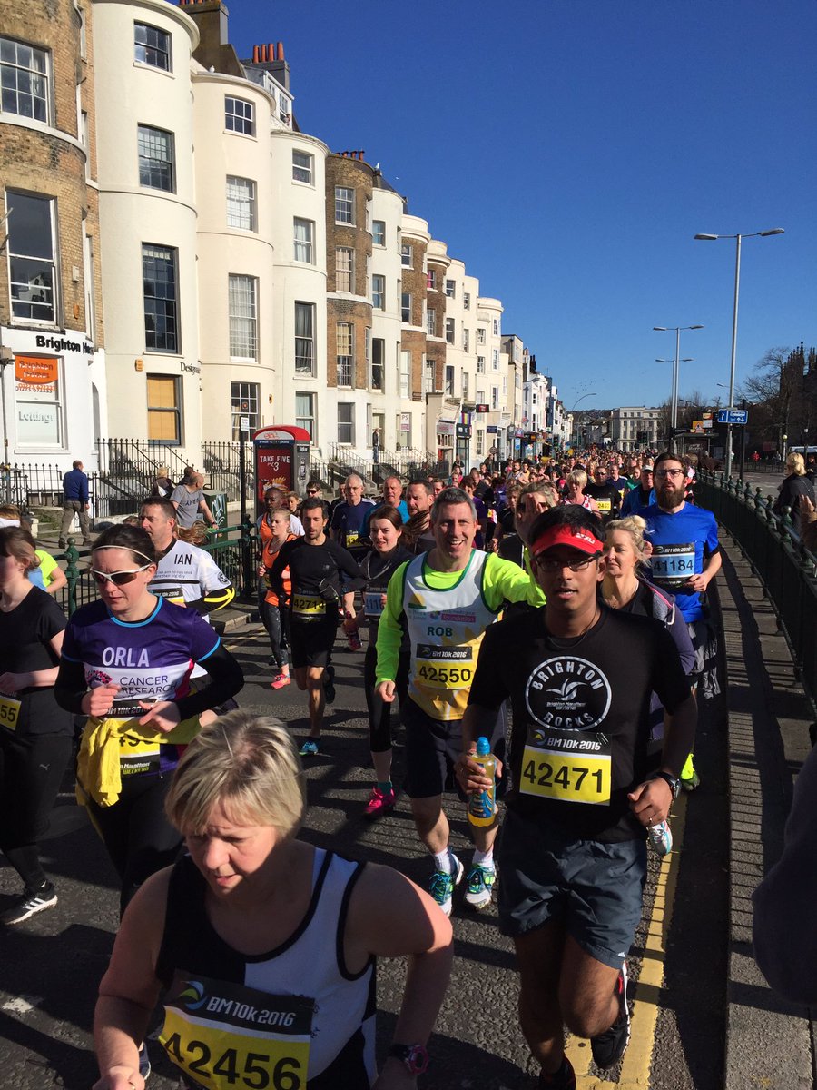 FridayMediaGrp's tweet photo. Team FMG - Hank Hannah and Jack @robhancock7 @jackwilliams101 @hannahbrickley1 #bm10k https://t.co/f92iNiCci2