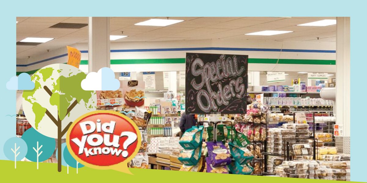 ShopRiteStores's tweet image. Did you know most of our stores have "made the switch" to lighting technologies that conserve energy?