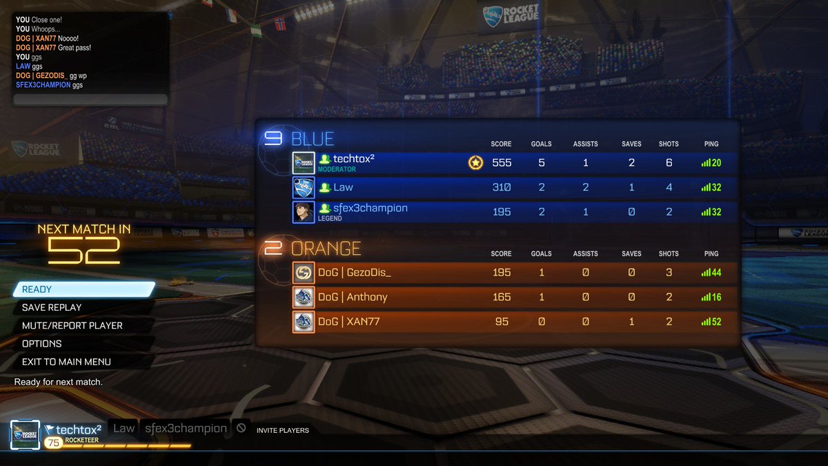TCAeSports's tweet photo. #TCARocket won another BO3 2-0!This's is going really good. @ESLRocketLeague
#Go4RocketLeague
#WeAreTCA https://t.co/gzIROeThXk