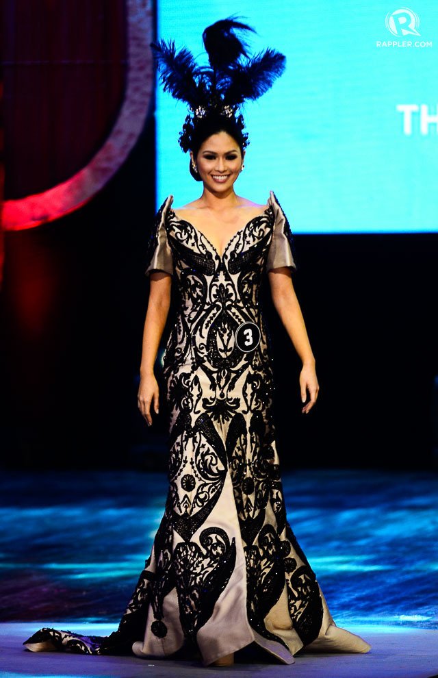 rapplerdotcom's tweet photo. BEST IN NATIONAL COSTUME. Bb #3 Angela Lauren Fernando (costume designed by Frederick Peralta).
#BbPilipinas2016 https://t.co/csFLJPfh4v