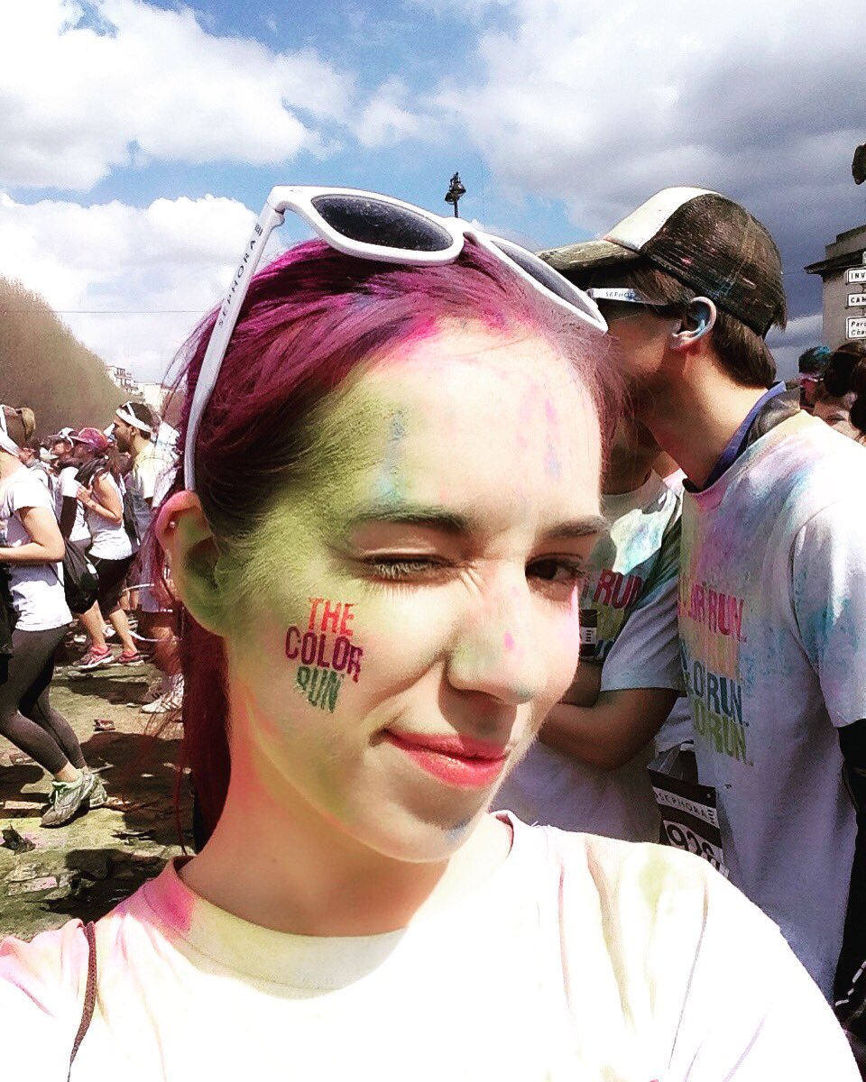 LilyDollParis's tweet image. Color run 2016 ! Si si 😎 #ColorRunParis #colorrun2016 #sephora #toureiffel #troca