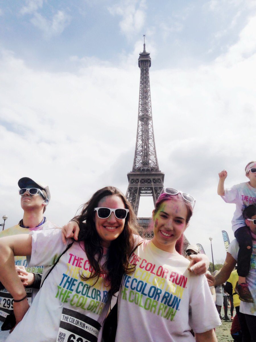 LilyDollParis's tweet image. Color run 2016 ! Si si 😎 #ColorRunParis #colorrun2016 #sephora #toureiffel #troca