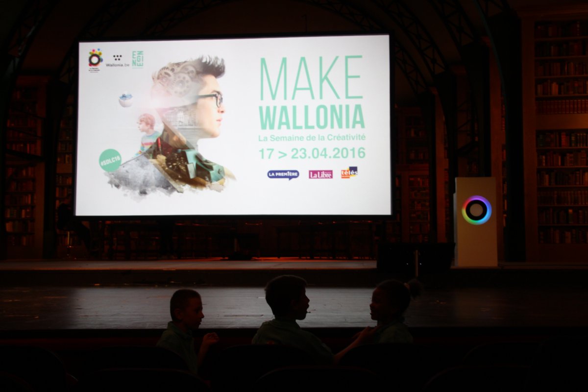 Tous à la #conférence de #lancement de la #sdlc16 @loperaliege ! #makewallonia