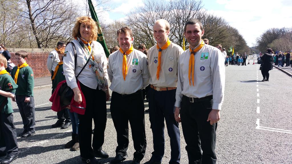 3 <a href="/PikeViewHike/">Pike View Hike</a> cub leaders and someone else