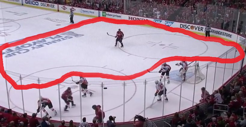 DailyFaceoff's tweet photo. Hey @NHLFlyers if you don't wanna get swept, might not wanna defend Ovechkin like this... https://t.co/8RxDAM6yxF