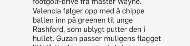 Simenkl's tweet image. Ekke den første som puttern ublygt i hullet, si