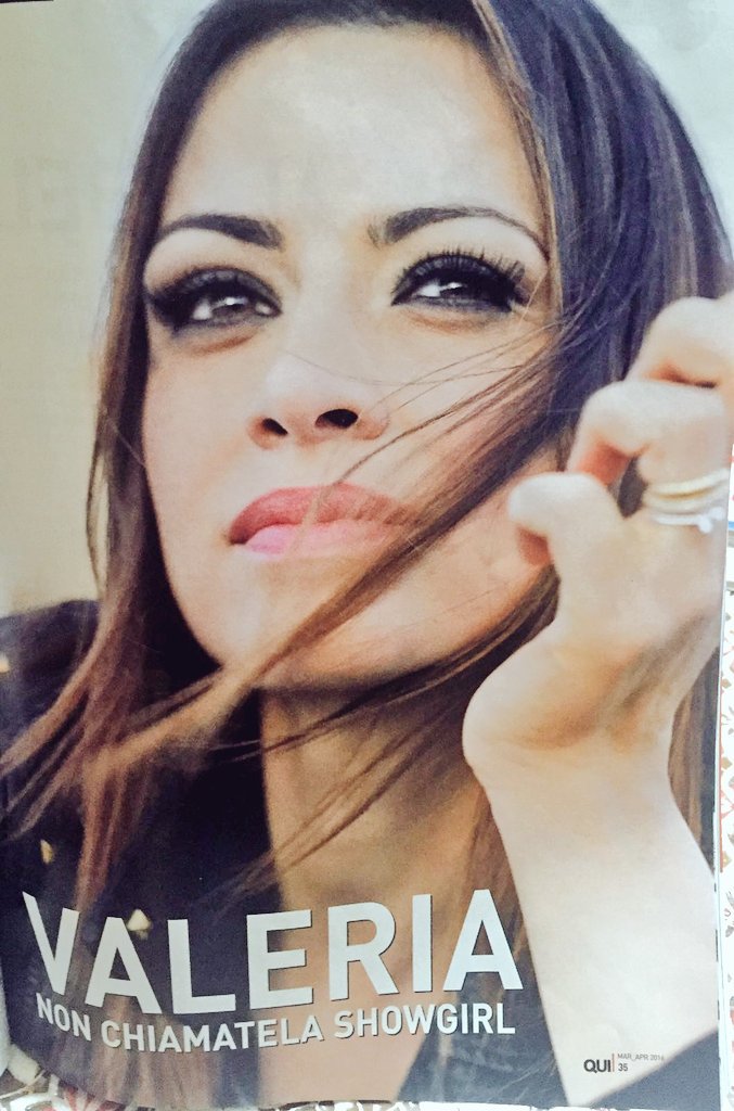 ValeriaAltobell's tweet photo. Intervista e copertina su #QuiMagazine di oggi #PartePrima @forummediaset https://t.co/51ti97Fv7P