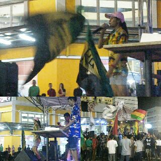 At Grand Cakung ( Jaktim ) pecaaahhhh semalam ...