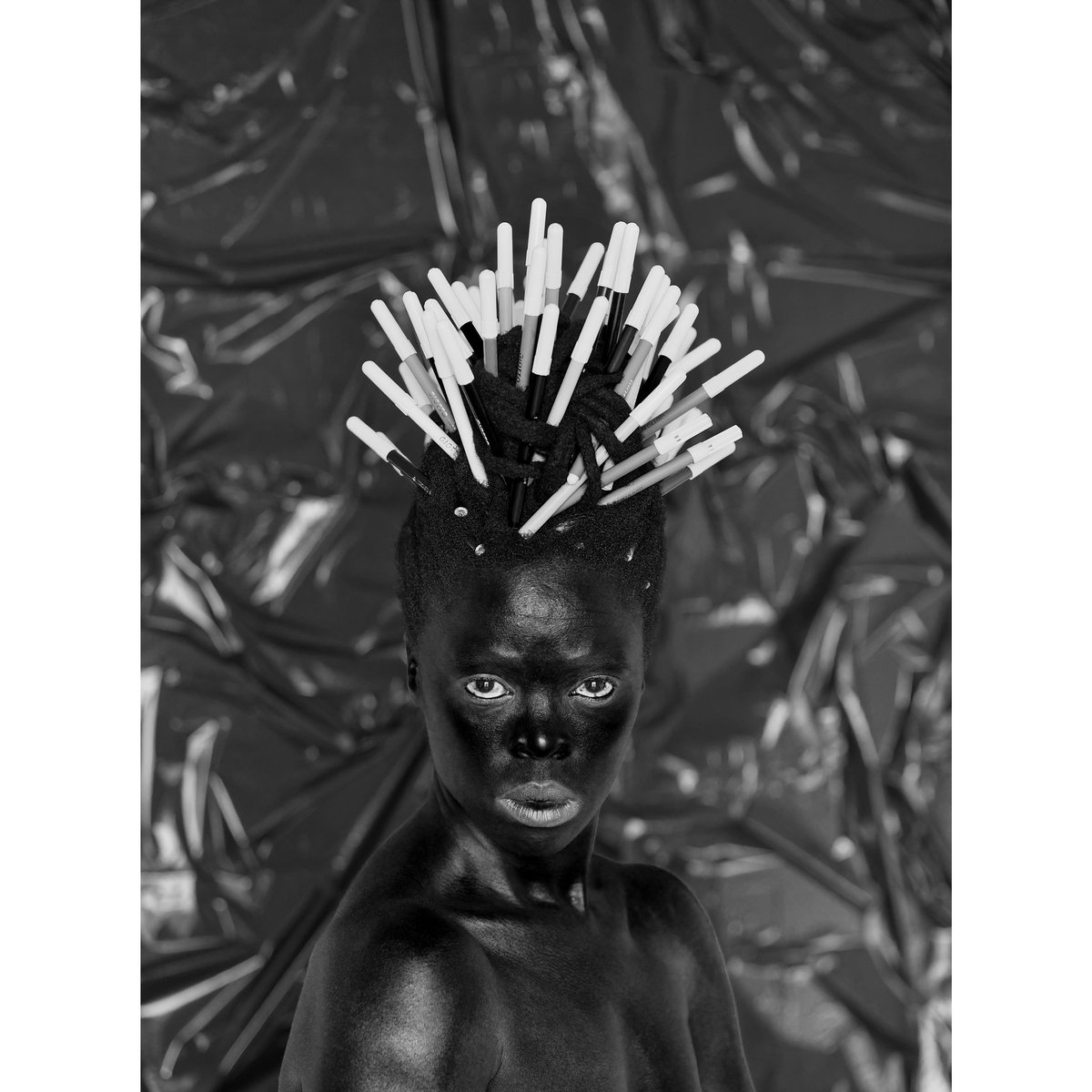 galleryIntell's tweet photo. The one and only #ZaneleMuholi. Self portrait @YR_Gallery @AIPADphoto #AIPAD2016 #thephotographyshow https://t.co/AfL0oQUz90