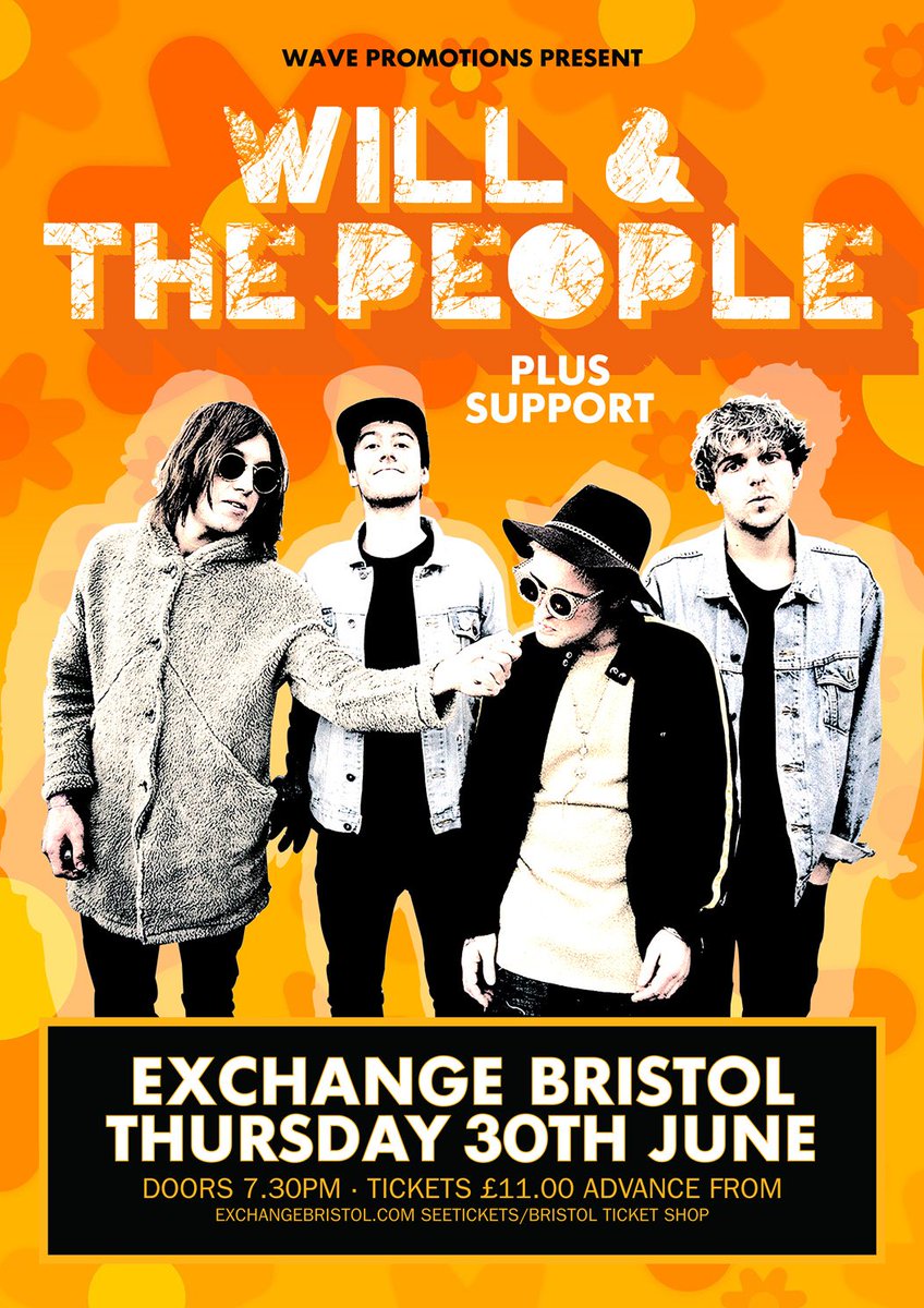 <a href="/watpmusic/">Will And The People</a> announce new show <a href="/exchangebristol/">Exchange Bristol</a>
30th june 
Tickets on sale now - goo.gl/BHzucX