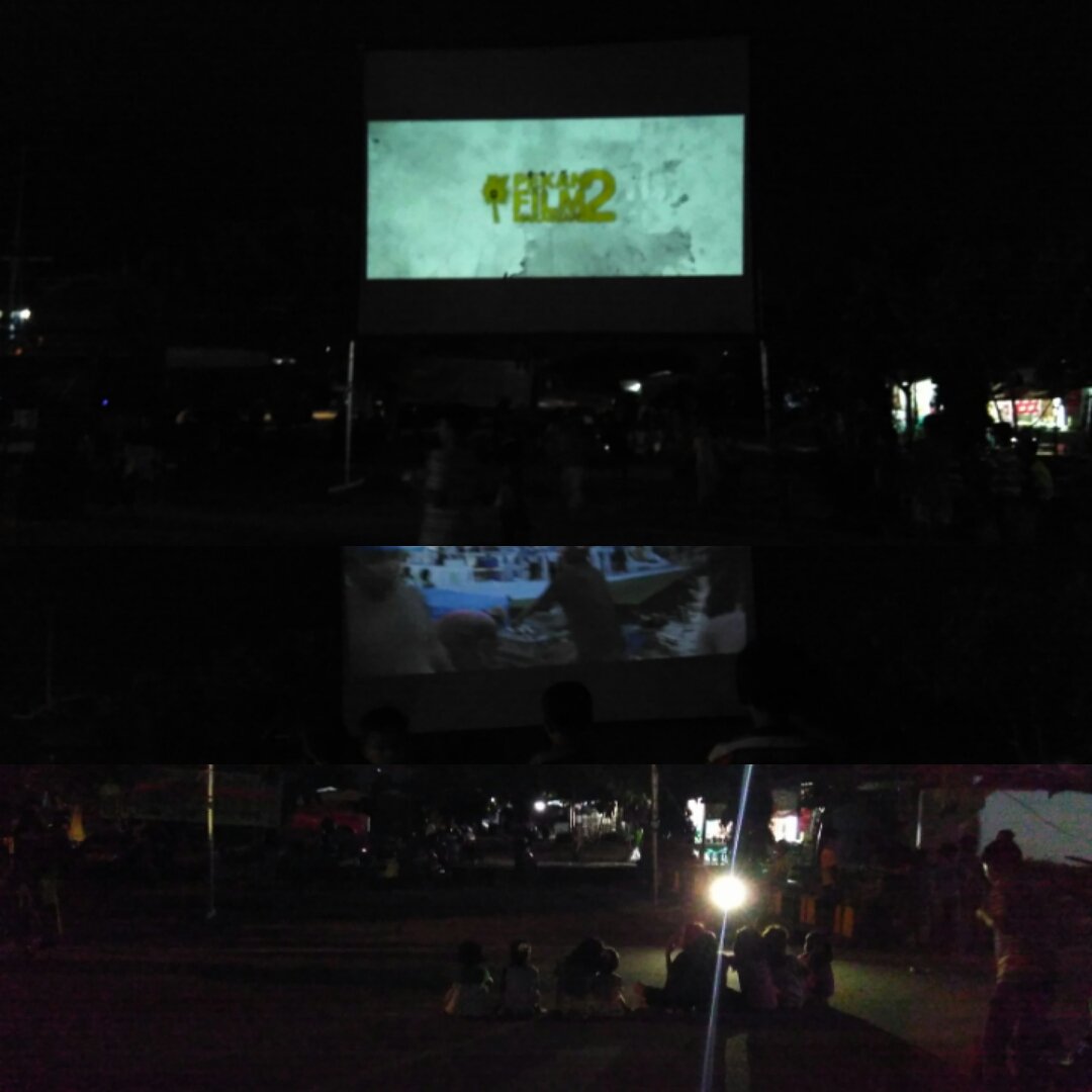 pfm2018's tweet photo. suasana penayangan LAYAR TANCAP di GALANGAN KAPAL PAOTERE!
#PFM2 https://t.co/VRjjyhn73z