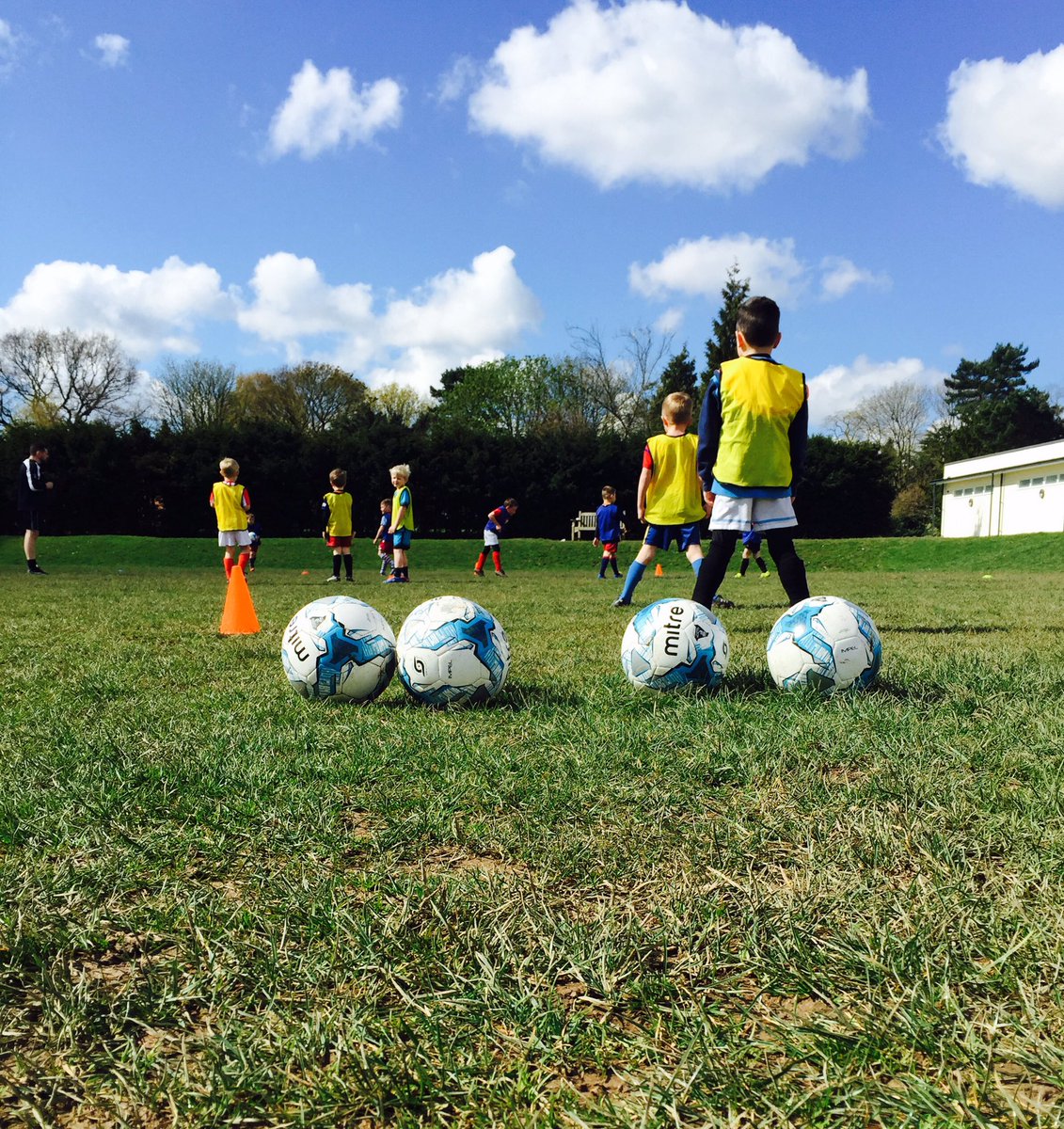 BournvilleFC's tweet photo. New U7s up and running for Season 16/17. Lovely in the sunshine!! https://t.co/zaZgte4Blf