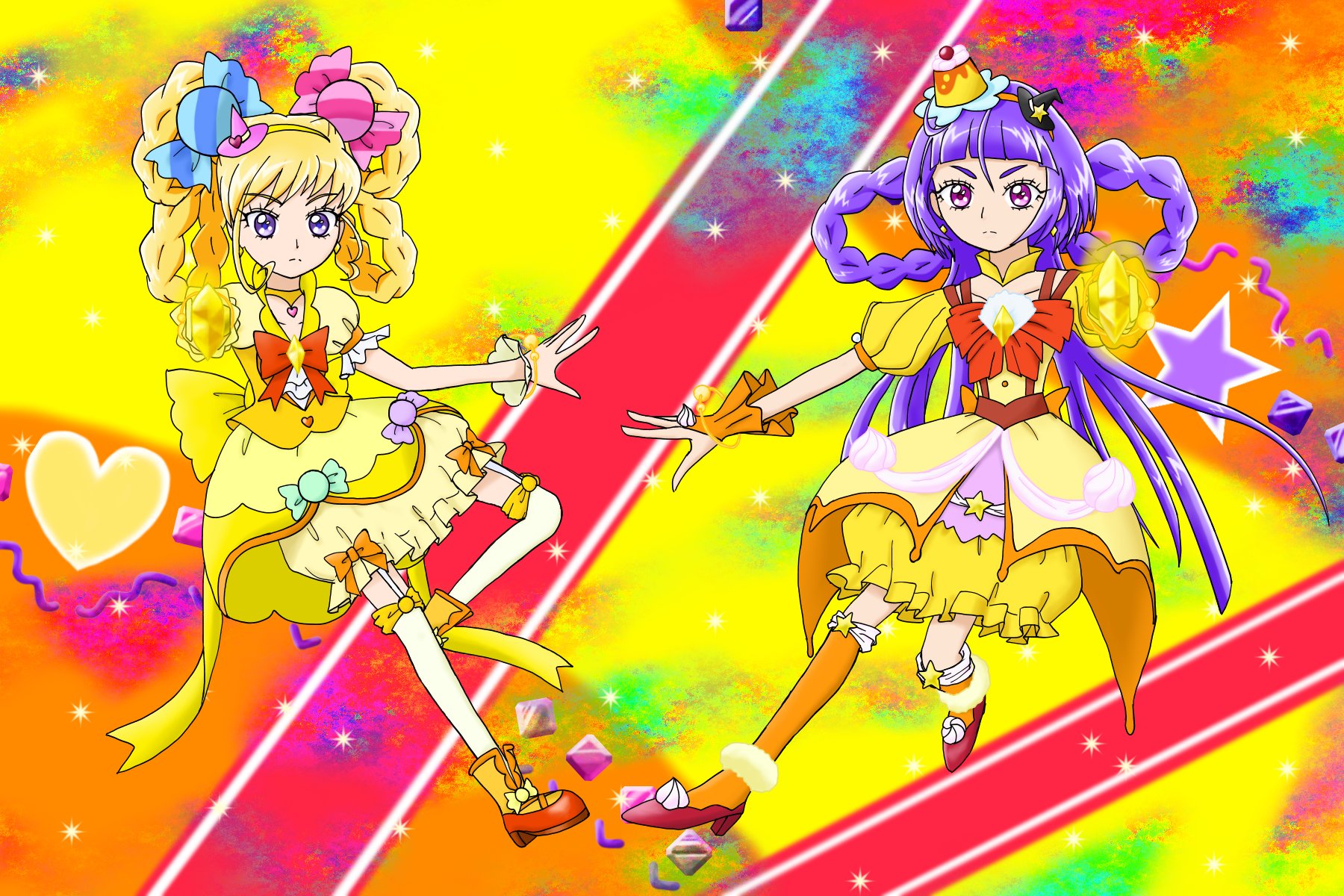 キューブ Twitterren キュアミラクル キュアマジカル トパーズスタイル とにかくなんでもありな戦いになりそう T Co Gd6bjtijwc Twitter