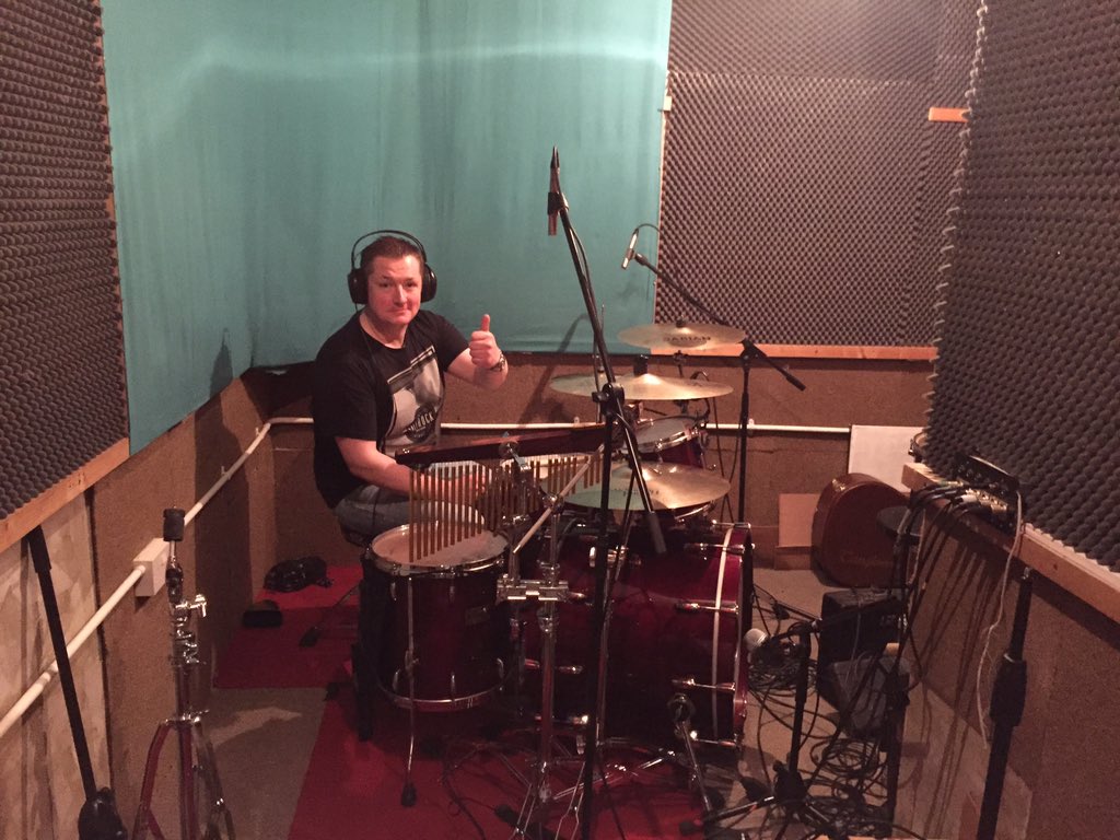 2016Tattoo's tweet photo. We're in the recording studio today with @LinkMusicDerry putting some special touches for @2016Tattoo! https://t.co/bxEvA9EItt
