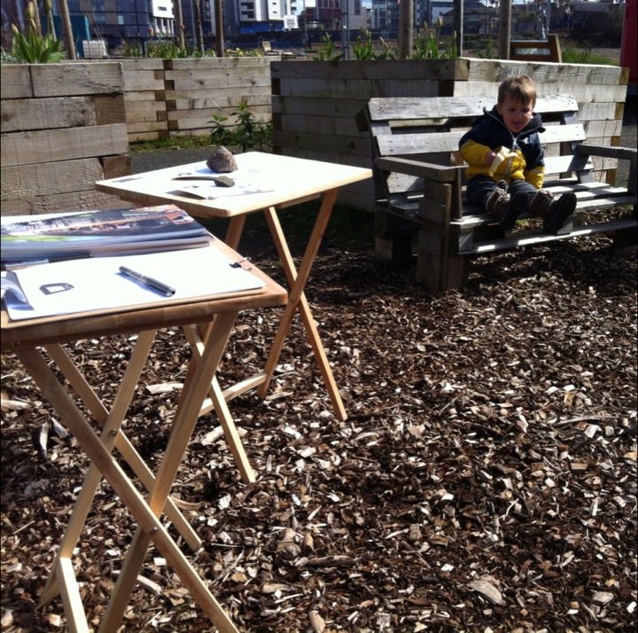 thehereandnowuk's tweet photo. #SpaceToSit at #Fountainbridge... excited to work with community + ESALA students to design+build seats for here! https://t.co/PHNd2N43KI