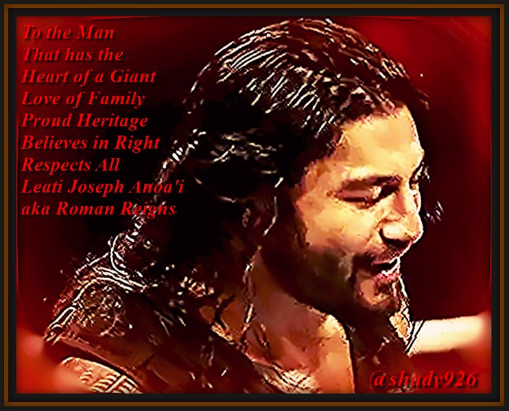 Shady926's tweet photo. #Roman #RomanEmpire #GM #GrandSunday #RomanRulesTheRopes #TourGreat #RomanRepresents @romanreigns568 #14DaysPayback https://t.co/HOjs2aAnl0