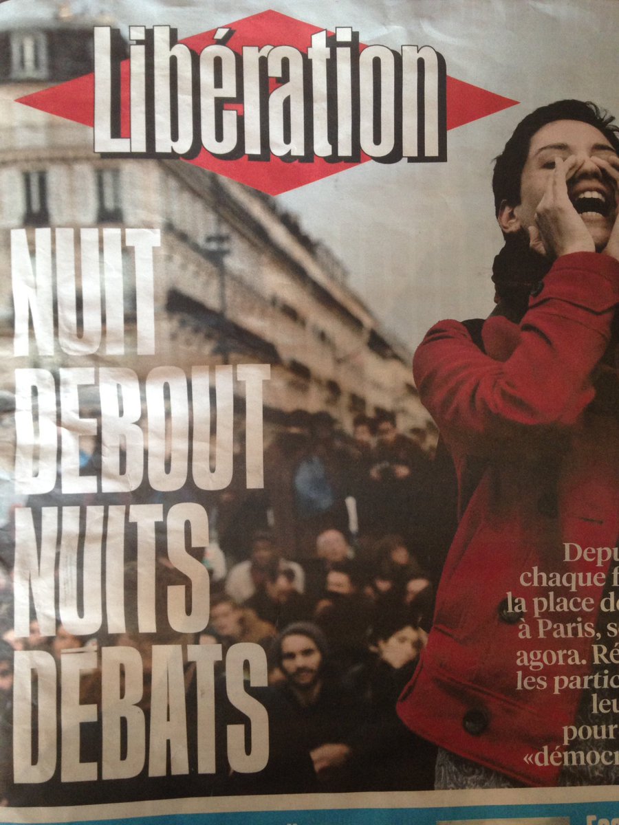r_macherel's tweet photo. #NuitDeboutPartout @globaldebout @nuitdebout :) Merci @Voltuan #47mars https://t.co/w2P6E7sz6d