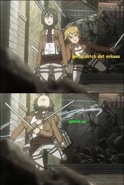 I like how armin's hair look right?