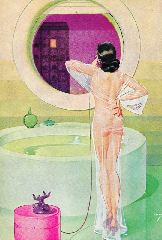 JeffMKent's tweet photo. Illustration by George Petty, 1939. https://t.co/83smSLZIXn