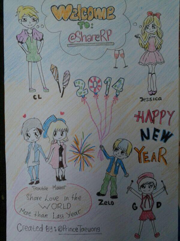 ShareRP's tweet photo. 1. Lomba Fanart/ Doodle
Bertemakan Share RP, boleh manual/ tidak. (3 pemenang). (Contoh dibawah punya tahun 2014) https://t.co/YowTGpMbUI