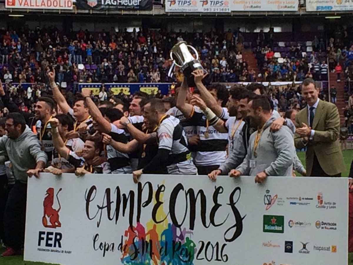 ferugby's tweet image. Campeón de Copa del Rey @Chami_Rugby #CopaRugbyVA16
