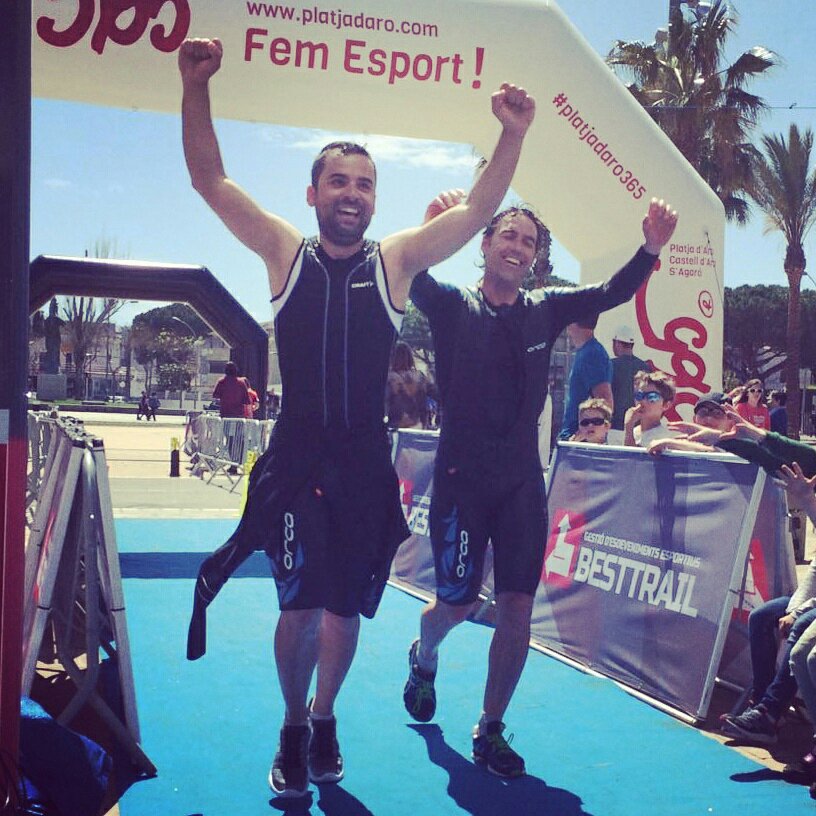NedaelMon's tweet photo. Finishers!! @swimruncostabrava @orca_triathlon @icebugspain #swimrun #costabrava https://t.co/g1MqTpNSPp