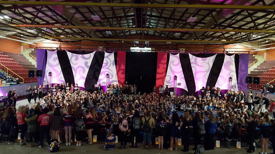 ICE_AllStars's tweet photo. Deep Freeze 2016 was one for the books, what an amazing event Cheer for a Cure over $1700 donated for the CCS 🎀💜 https://t.co/5gcyMGRuFO