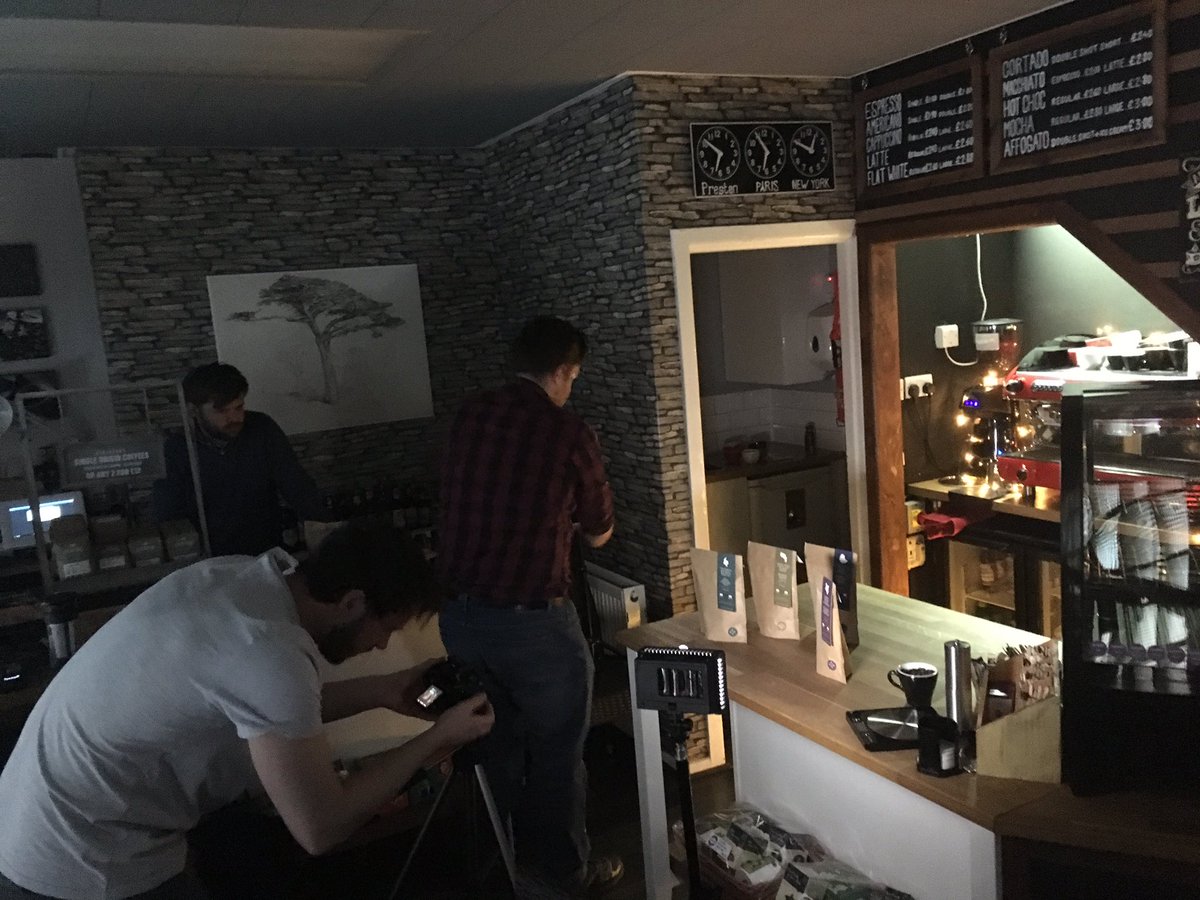SpecialtyCofCo's tweet photo. Filming our brew guides and having a photo shoot at @WinckleyStreet https://t.co/HOAKS7VkaH