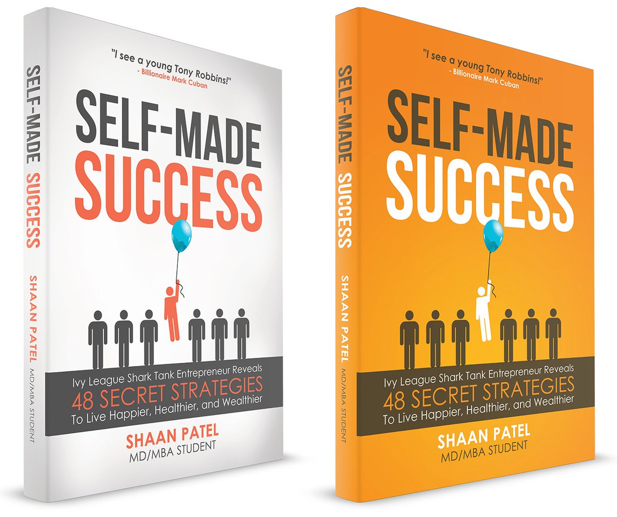 Prep_Expert's tweet photo. Help us pick the best cover for our new self-improvement book coming out 4/30. Do you like orange or white? @mcuban https://t.co/SmIcKxmFA4