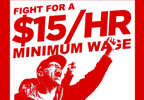 15MinWage's tweet photo. VOTE! Your FUTURE depends on it. Vote for the Candidate who will raise the Minimum Wage to $15 Hr. https://t.co/r7waEwEhj6