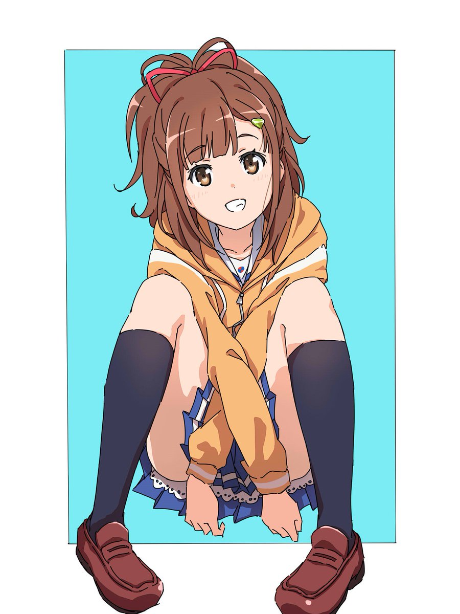 寝る前に描いた、はいふり改めハイスクールフリートの西崎芽依ちゃん