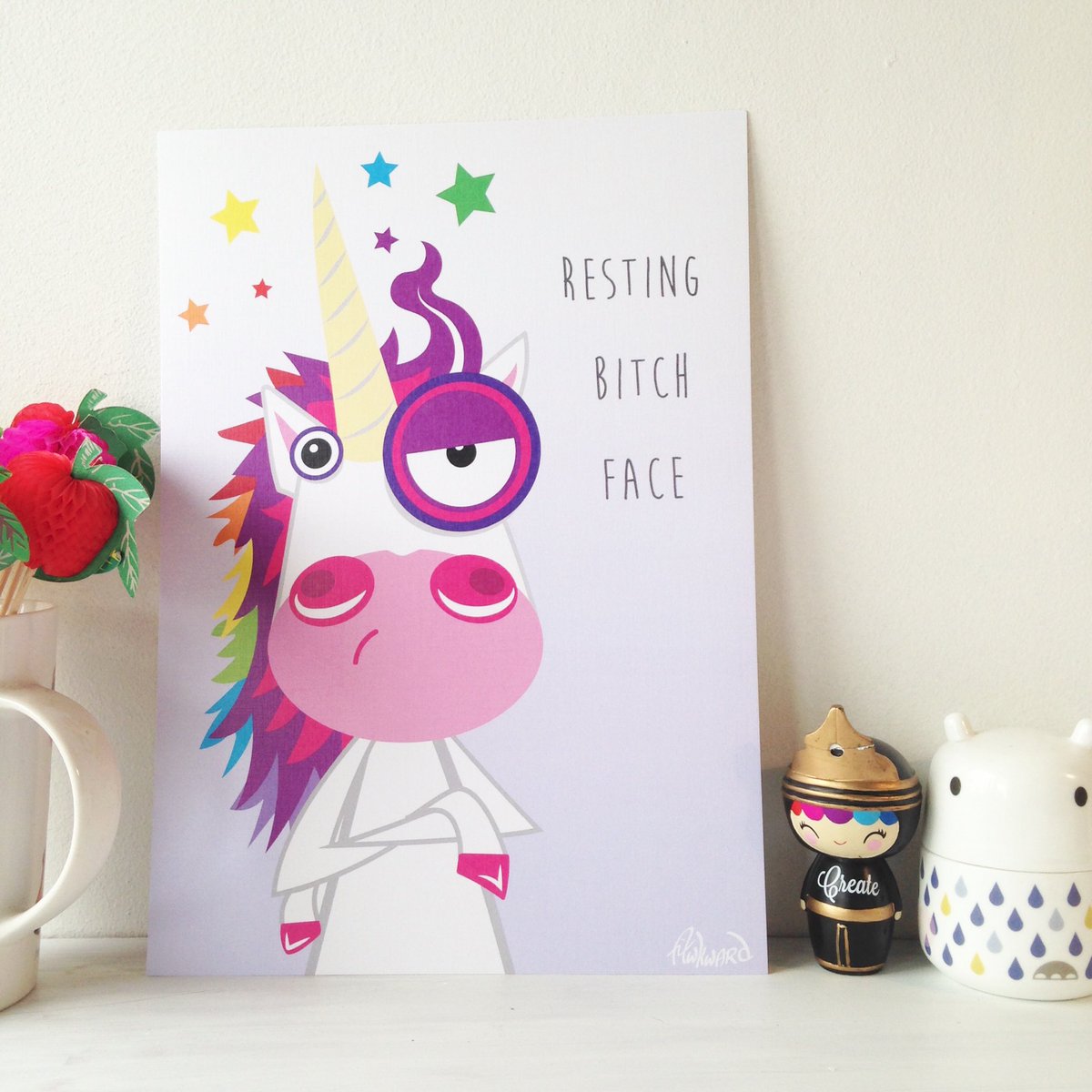 Awkwarddraw's tweet photo. Bright, bold and quirky cards and prints. Find them in the Awkward illustration shop https://t.co/RUsRsrhcNo https://t.co/QkdlhChK6c