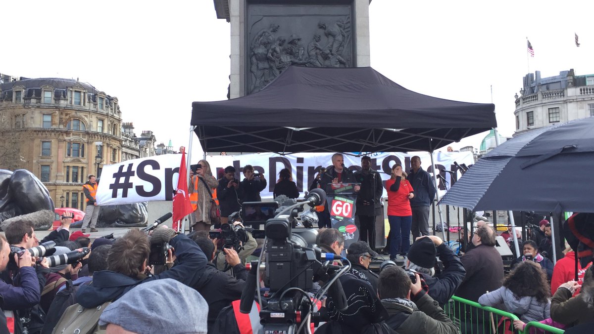 UKActUp's tweet photo. @johnmcdonnellMP gave a rousing speech at yesterday's #4demands march, you can watch it here https://t.co/CZPJmfuGQ2 https://t.co/u9zOhdWFng
