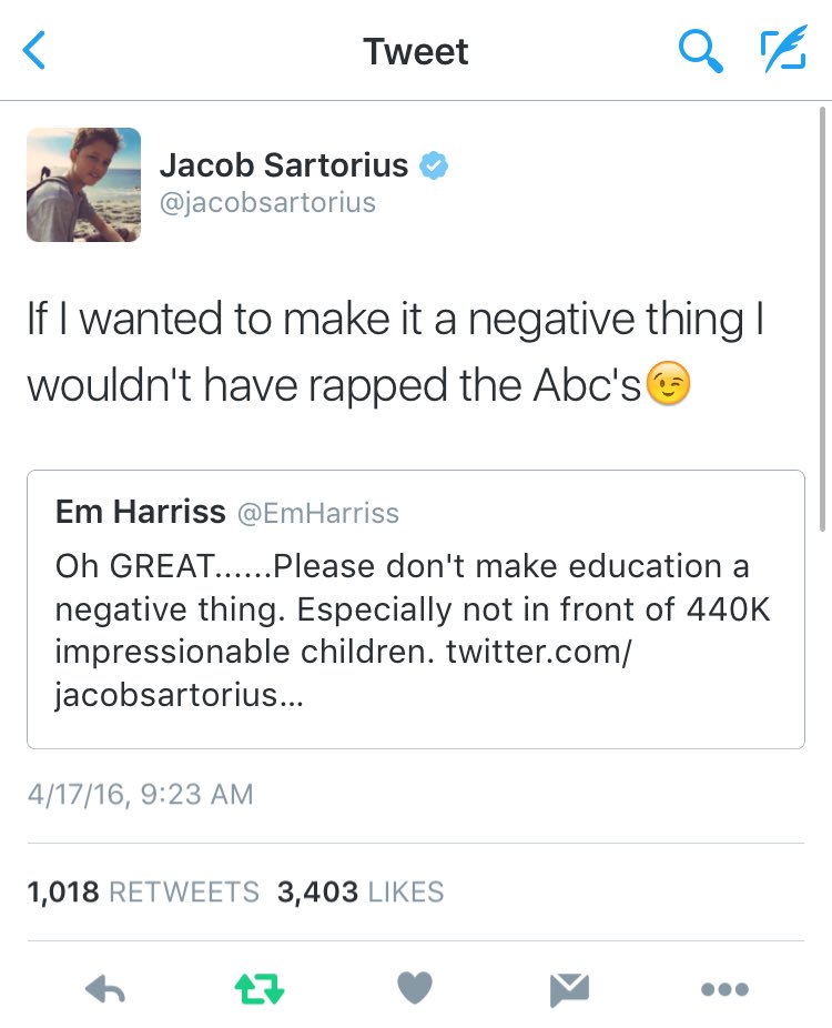victor pope jr on twitter jacob sartorius deleted this lowkey