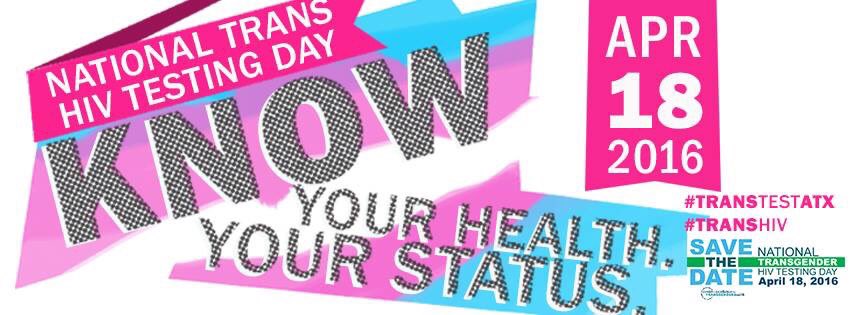 atxprepaccess's tweet photo. Our #PrEP navigators are at each testing location tomorrow to answer you questions #TransTestATX #TransHIV #NTHTD https://t.co/QMNNnxp8iK
