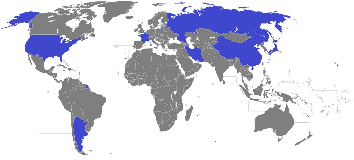 Magnificent_Map's tweet image. Countries that have sent animals into space.