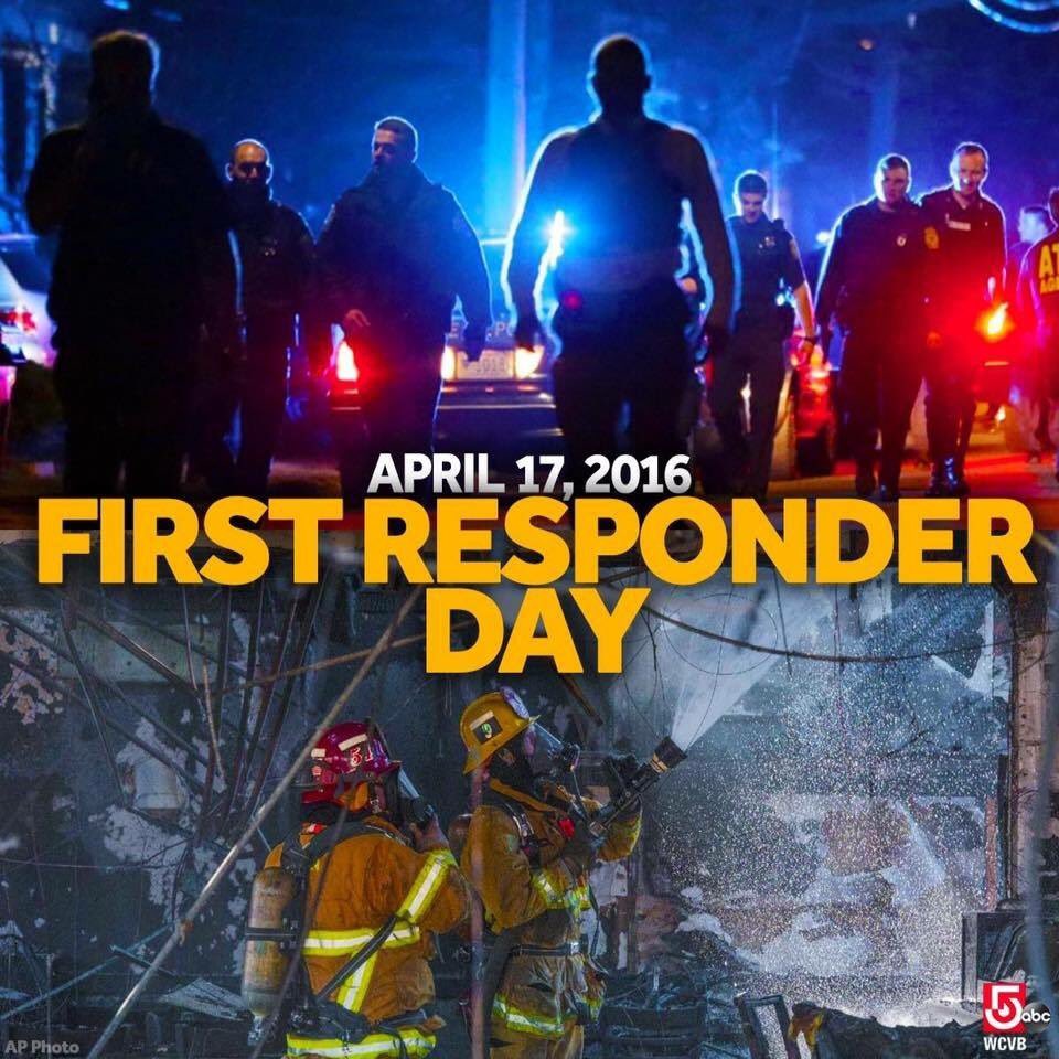 JMacDonald54's tweet photo. Massachusetts First Responder Day. Thanks to @DedhamFire @DedhamPD #Dedhamdispatch and @FallonAmb for all you do. https://t.co/LlvEhosGxi