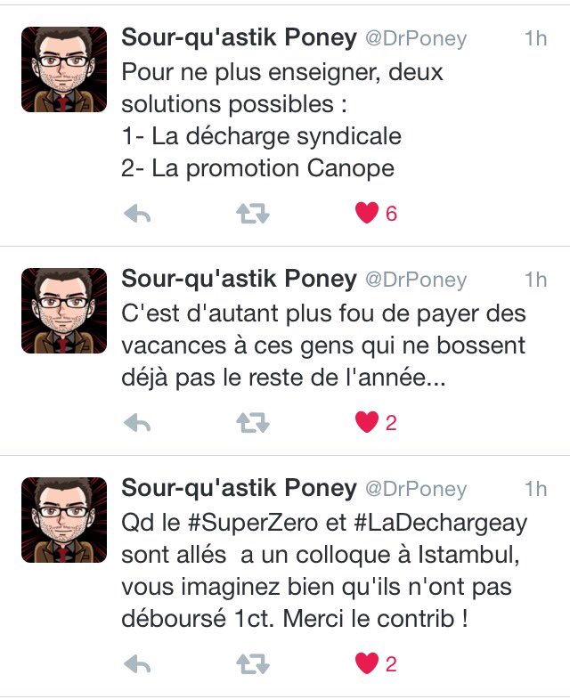 _Mme_E's tweet image. C&apos;est dimanche. Comme il n&apos;y a plus Jacques Martin à la télé, @DrPoney se farcit des #pédagos. On y gagne.