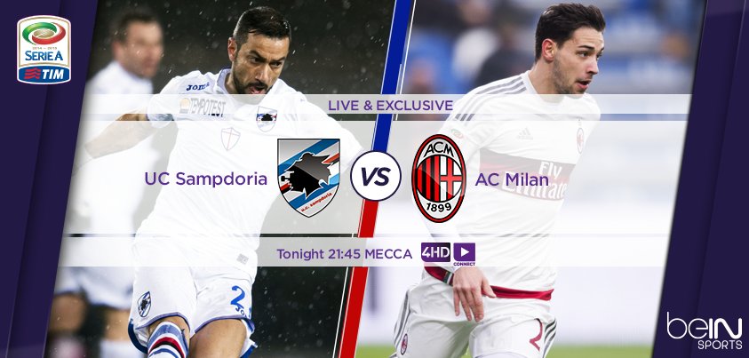 Diretta SAMPDORIA-MILAN Streaming LIVE, come vederla Gratis Rojadirecta