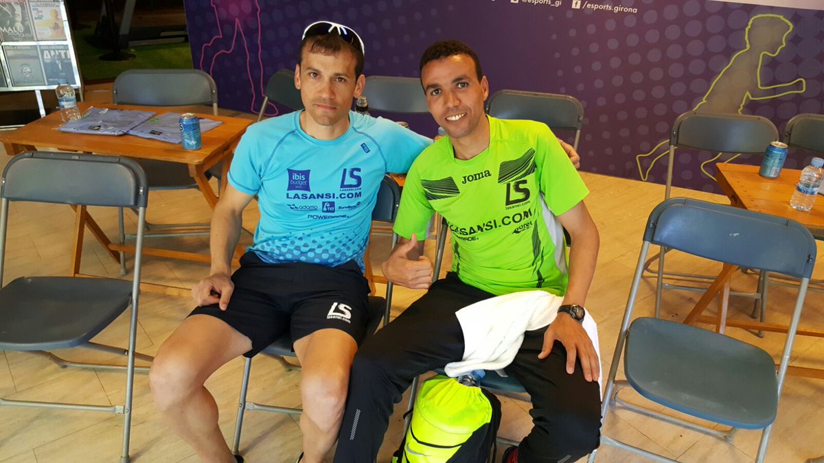 <a href="/mouradelb/">Mourad El bannouri</a> campió de la Mitja Marató de Girona 1h05'16 i Jose Luis Cruz campió dels 10km tots 2 del club #lasansi